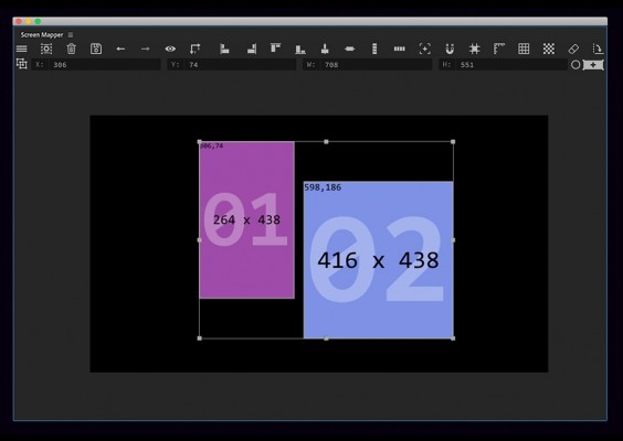 Screen Mapper — multi-display canvas